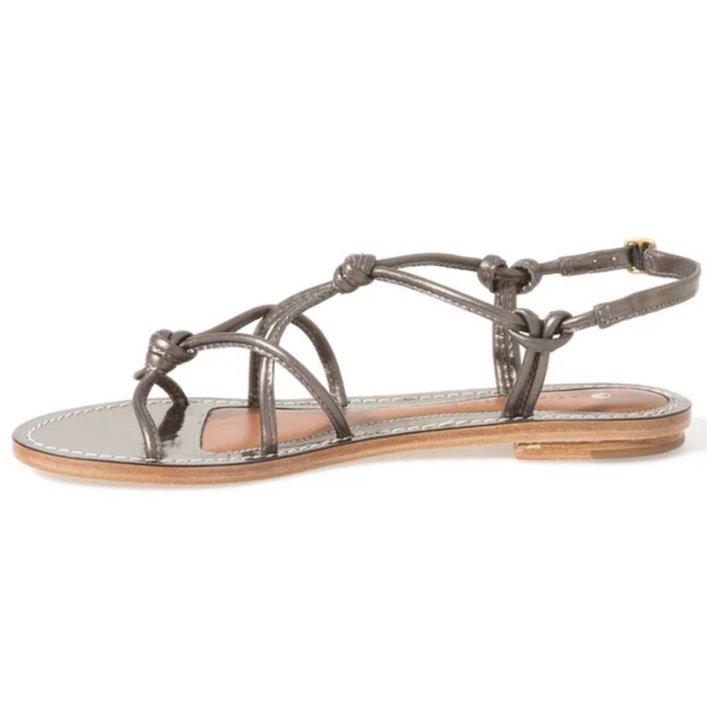 Leifsdottir Metallic Gray Sandals - Picture 2 of 7